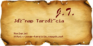 Jónap Tarzícia névjegykártya
